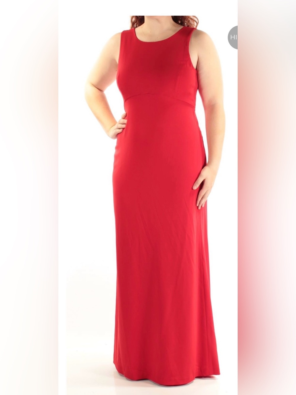 Ralph Lauren Red Sleeveless Maxi Dress